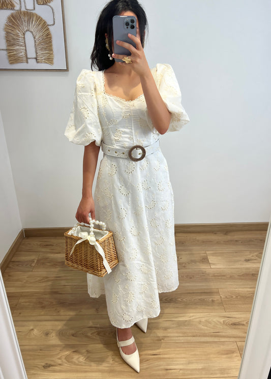 Robe blanche ALYA