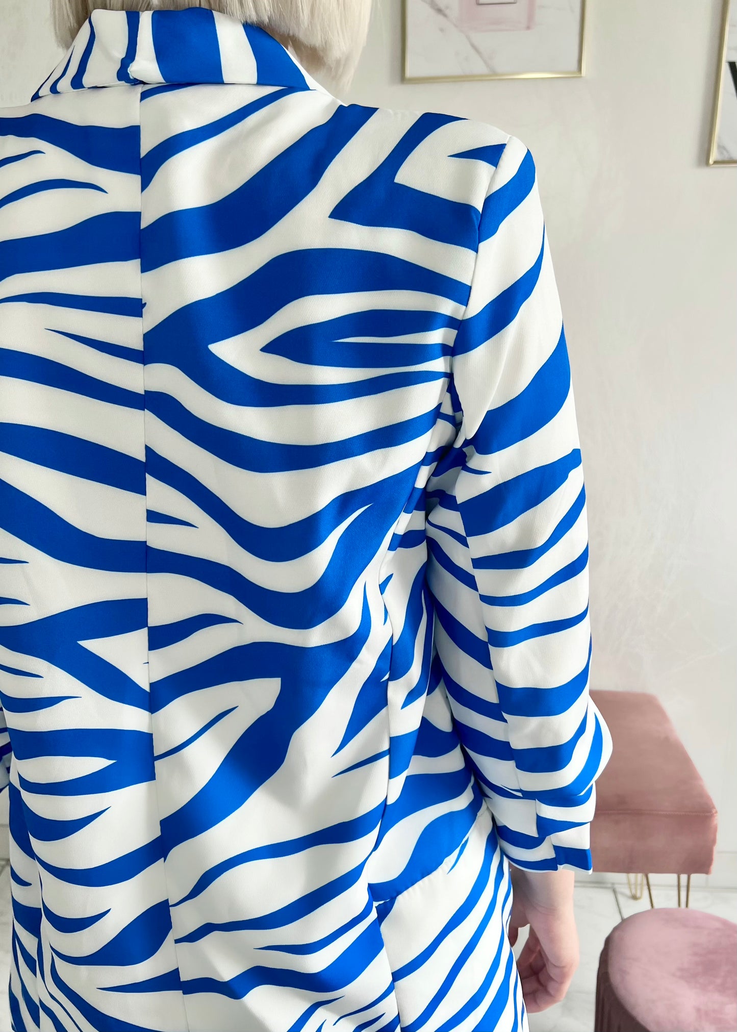 Blue ZEBRA jacket