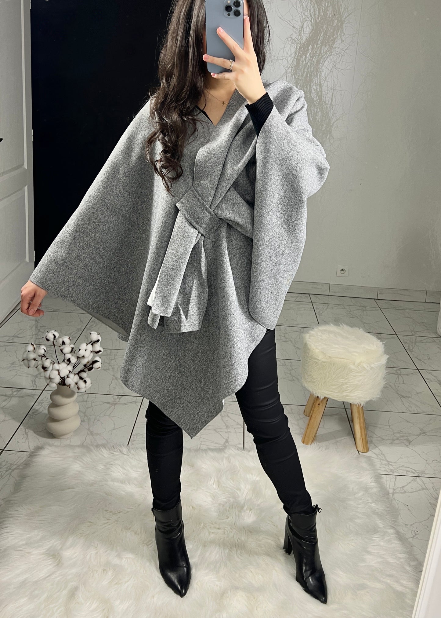 Gray ALINA cape