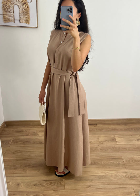 Robe camel SALMA