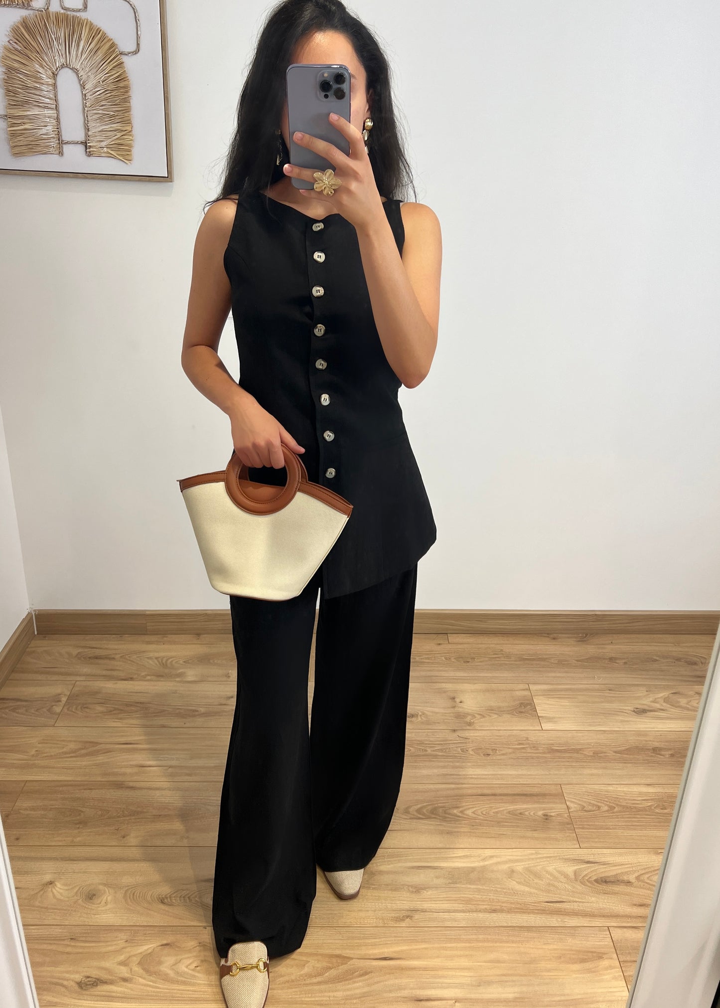 Ensemble noir ELINE