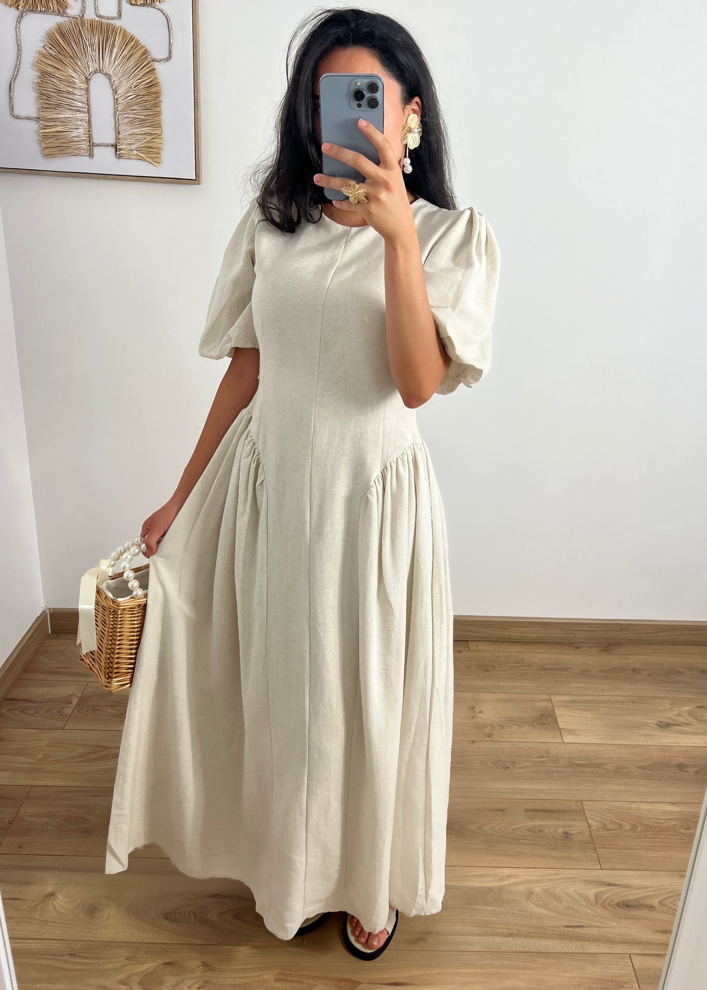 Robe écru ANYA