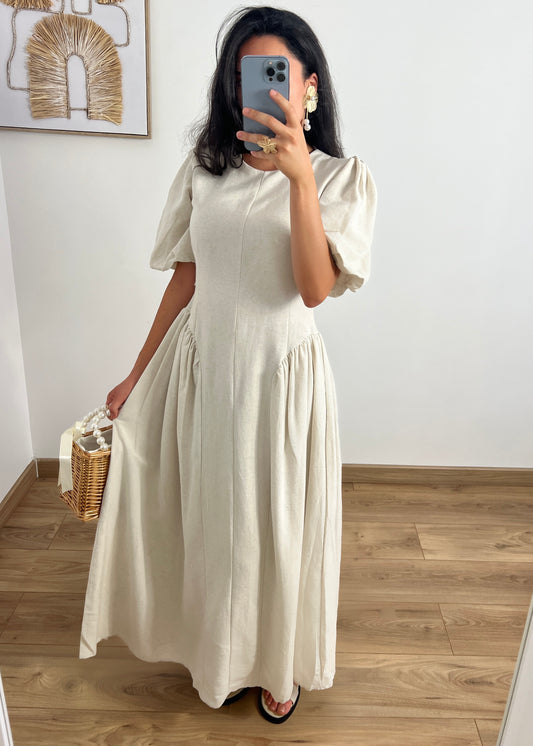 Robe écru ANYA