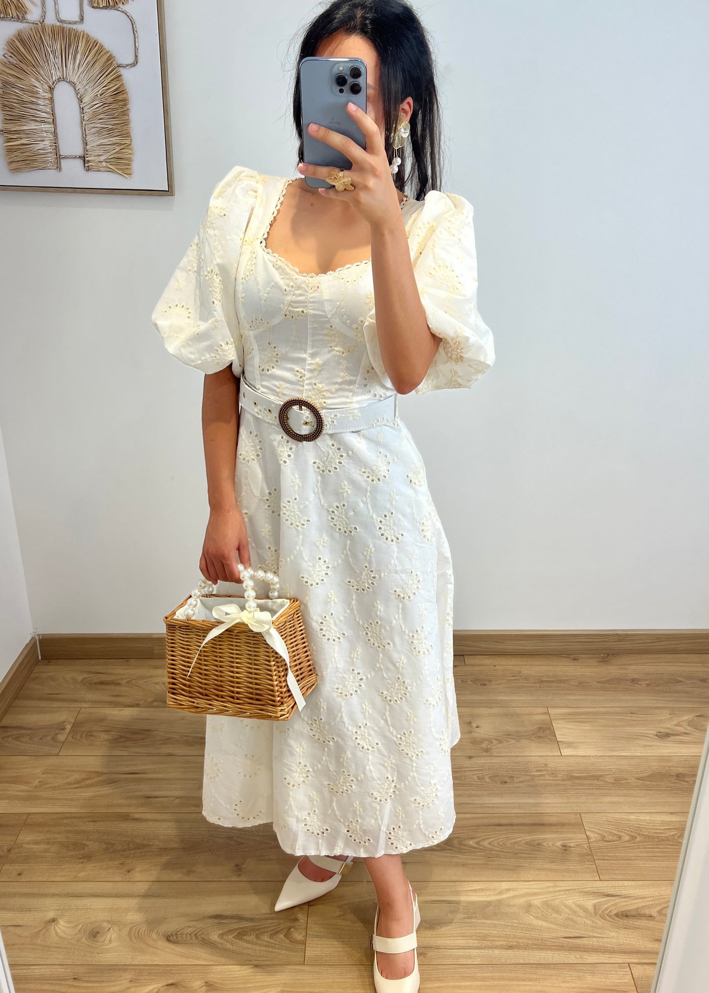 Robe blanche ALYA