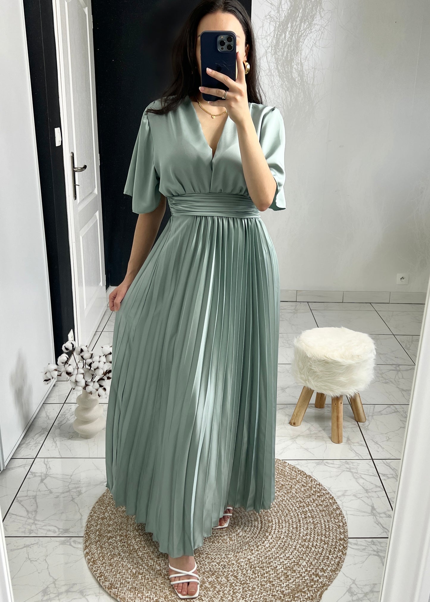 Robe KAIA vert d’eau