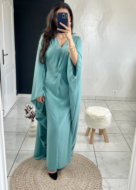 Robe MELINE vert d’eau