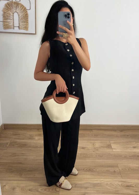 Ensemble noir ELINE