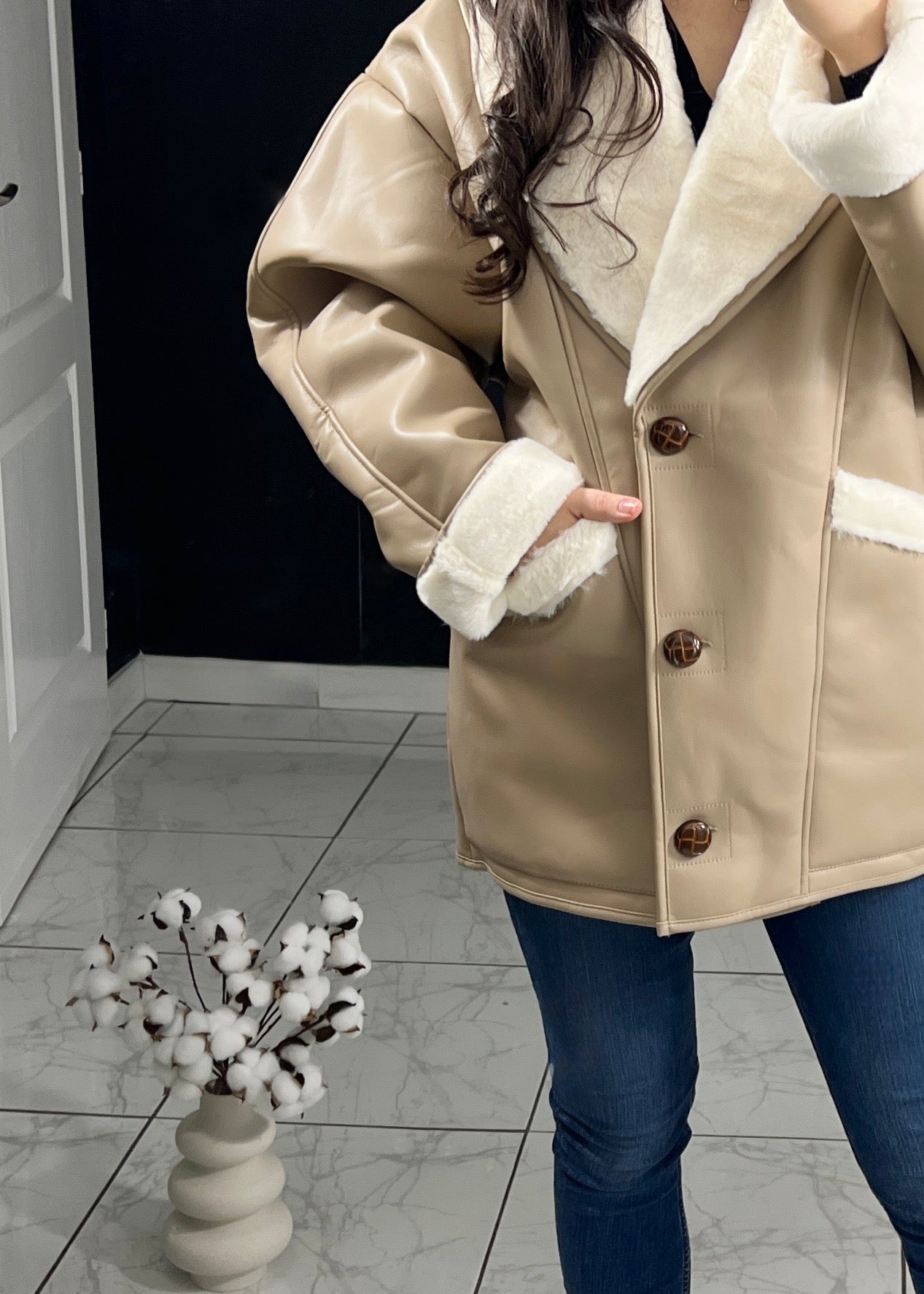 Veste CIRA beige