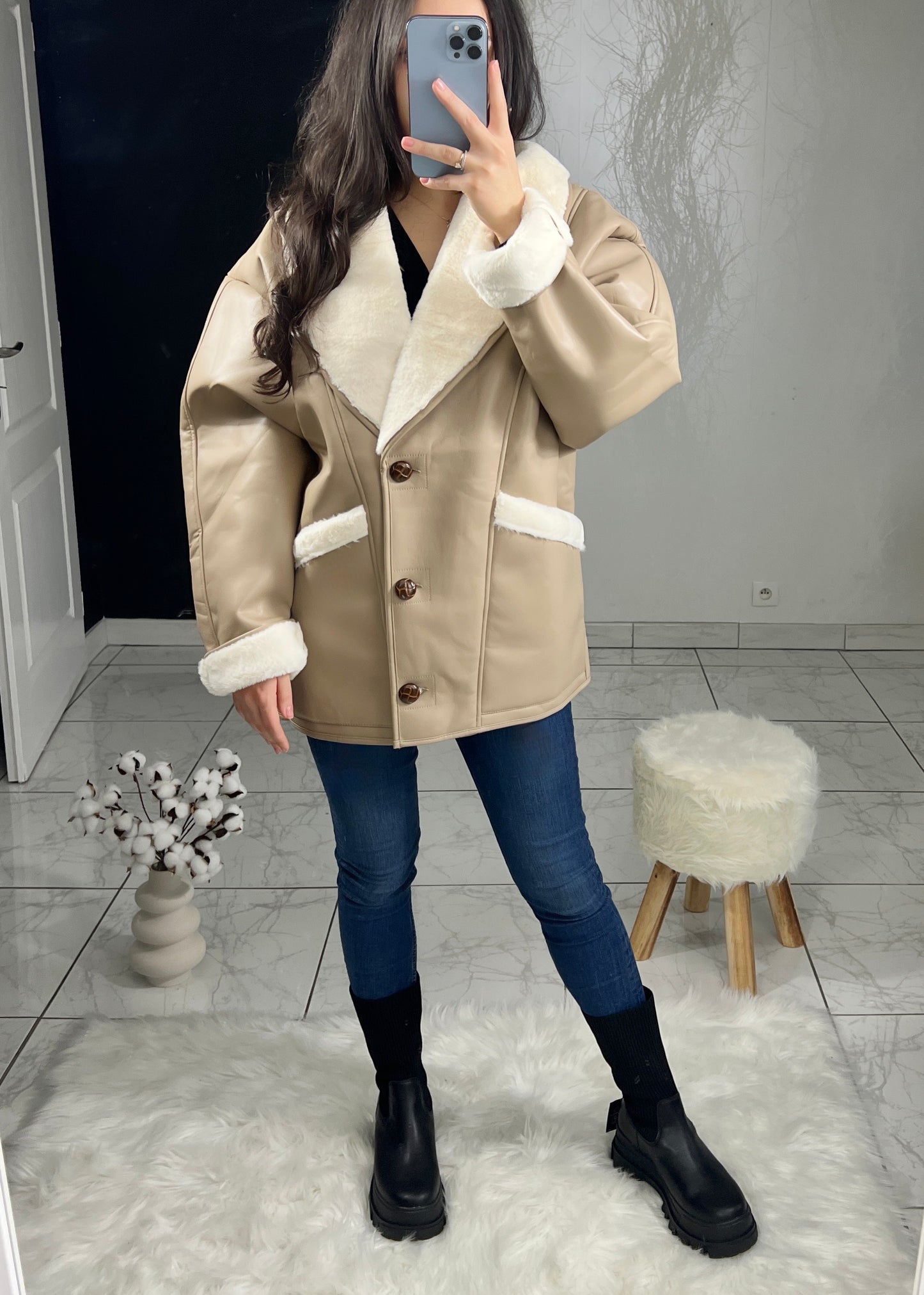 Beige CIRA jacket