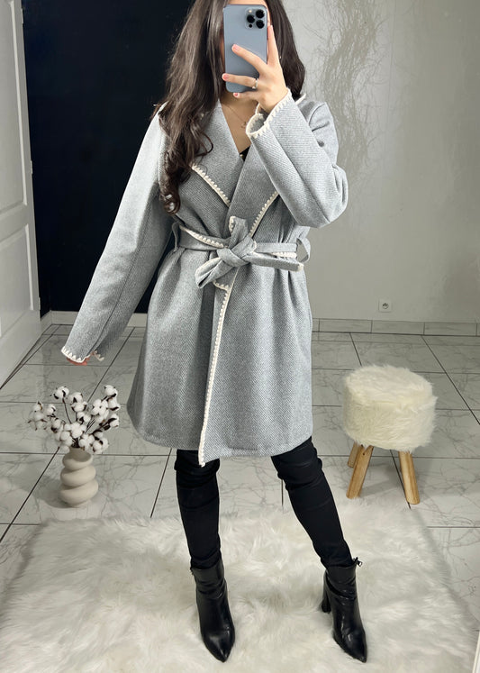 NELY gray coat