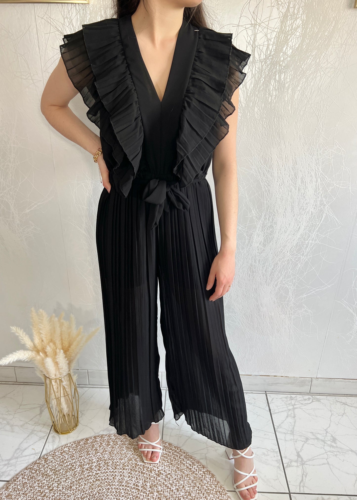 Black IZÉA jumpsuit