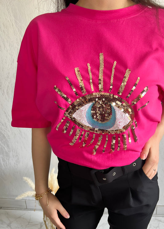 Fuchsia EYE t-shirt