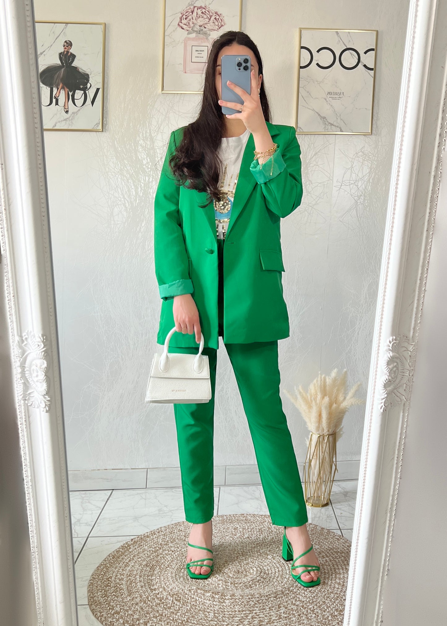 Green EDEN blazer set