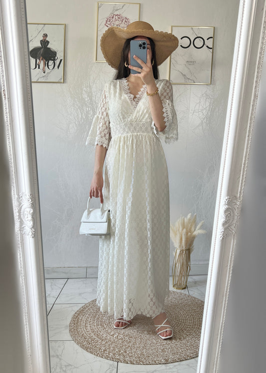 Robe BOHÈME chic blanche