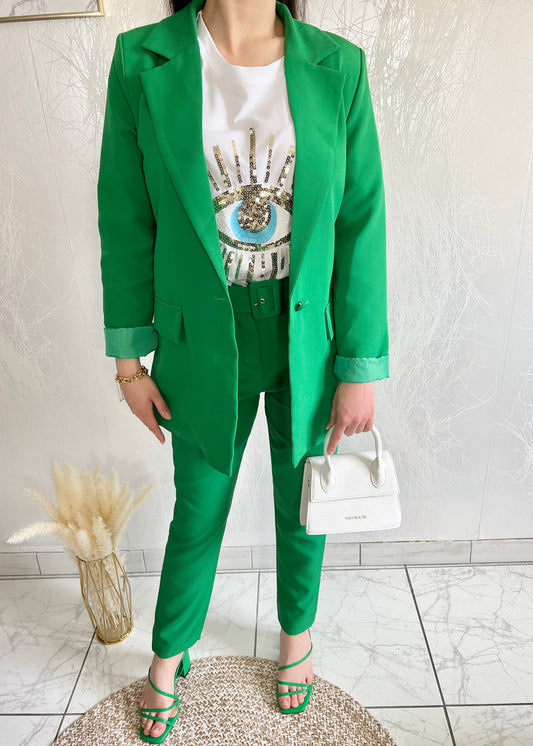 Green EDEN blazer set