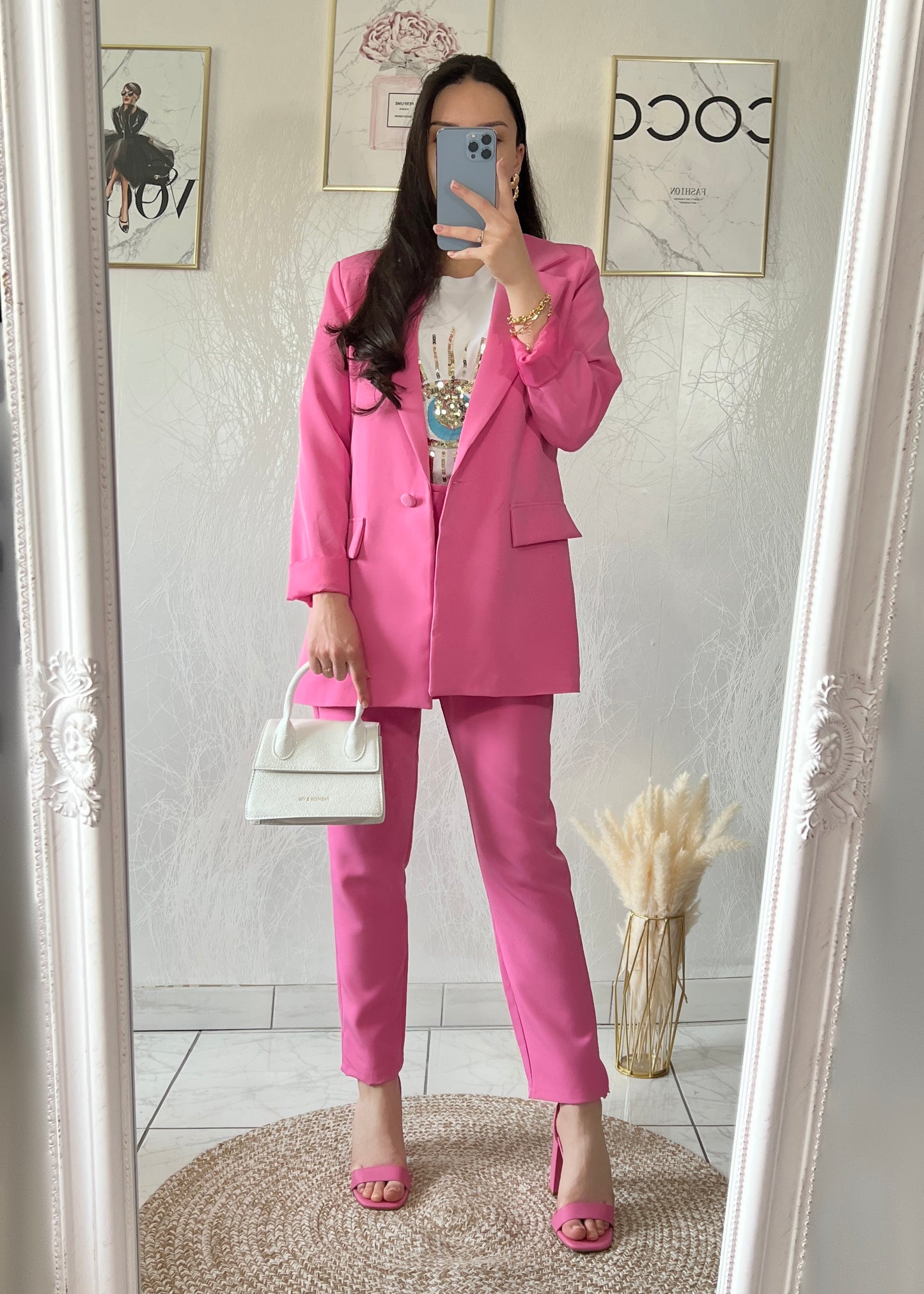 Ensemble blazer EDEN rose