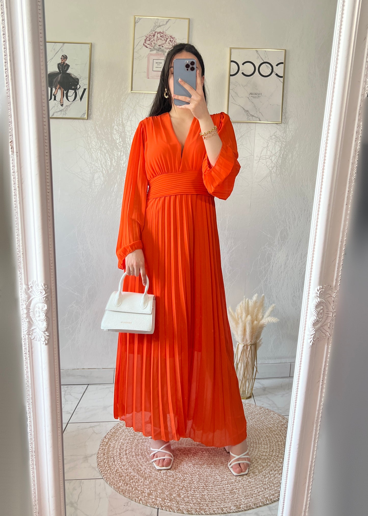 Orange VANIA dress