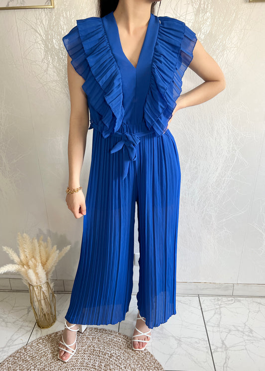 Blue IZÉA jumpsuit