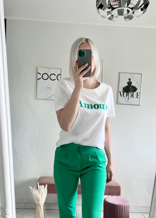 T-shirt AMOUR vert