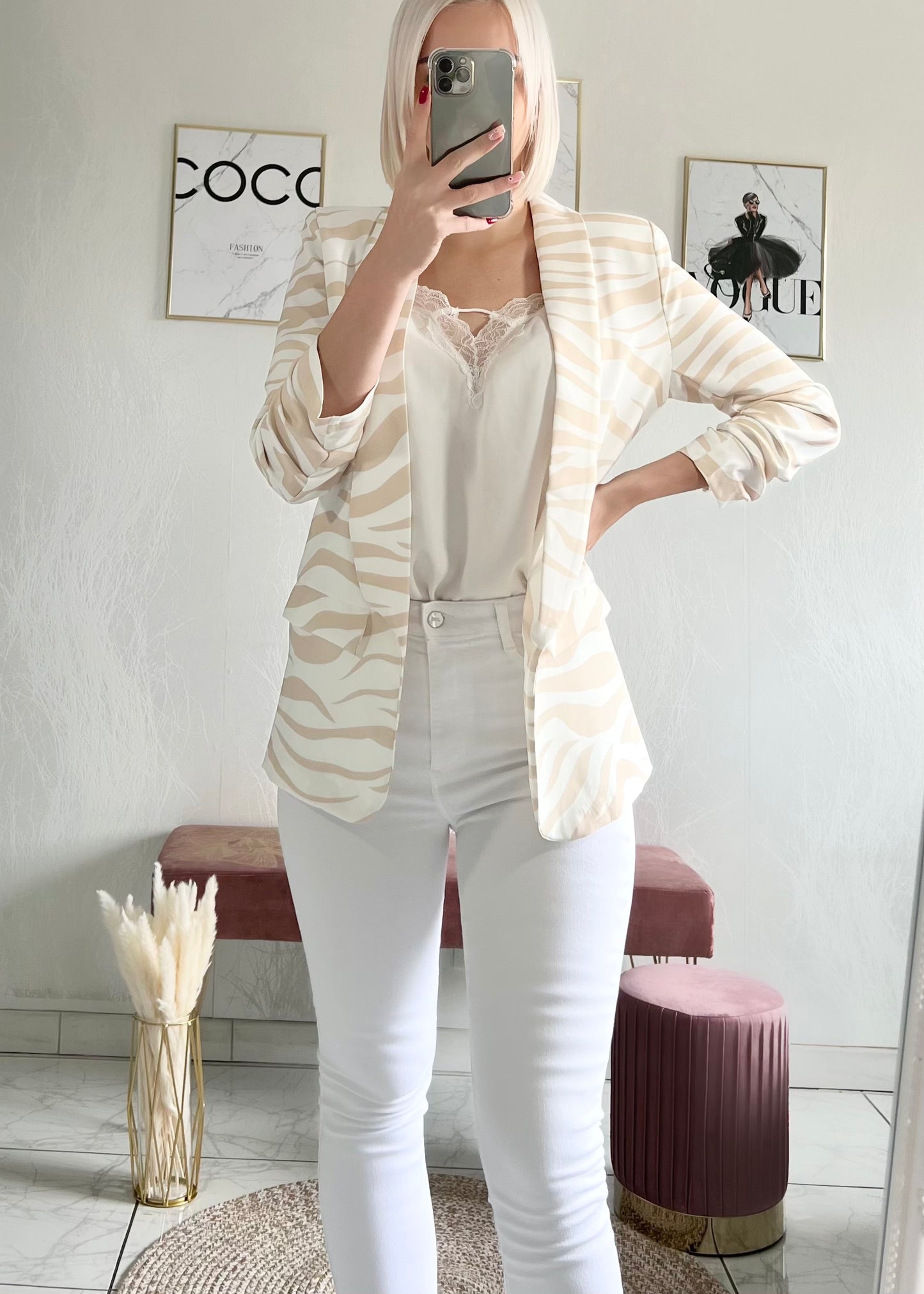 Veste ZEBRA beige