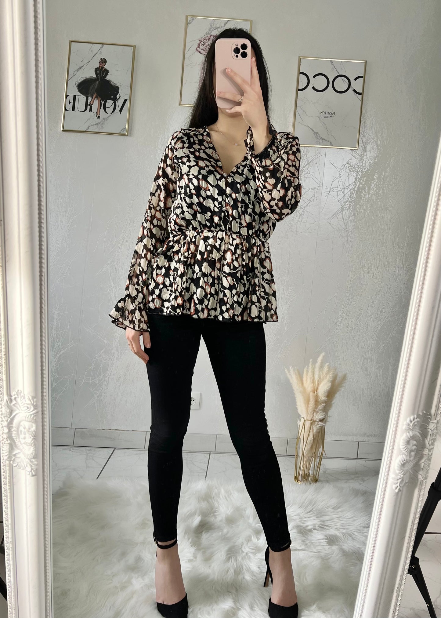 Blouse MAURINE noire