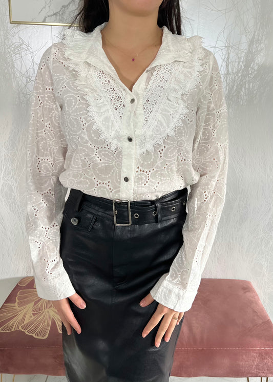 White BELMA blouse