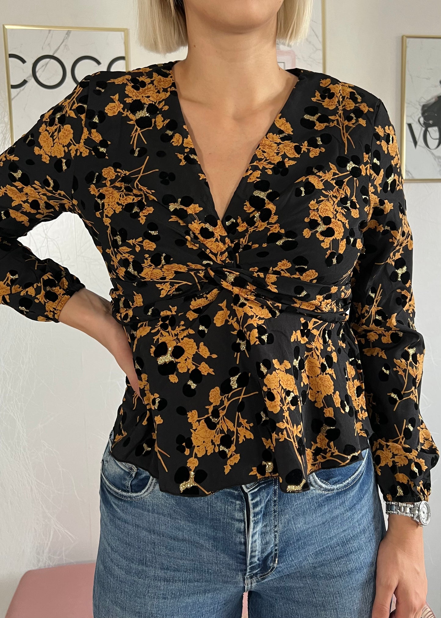 Blouse ARYA noir