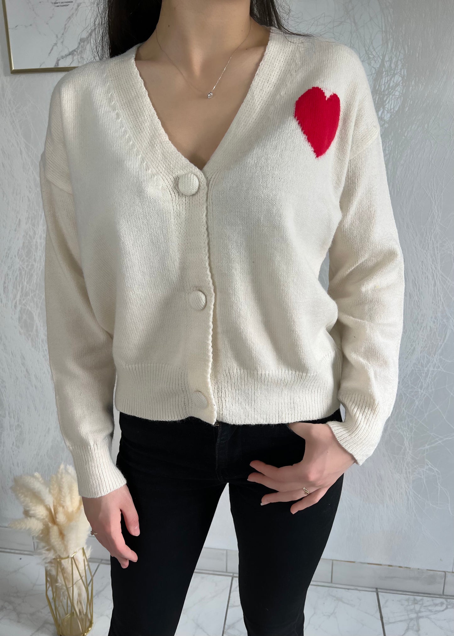 Gilet COEUR beige