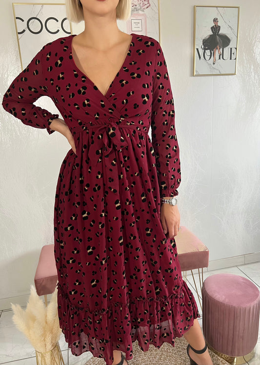 Robe LANA bordeaux